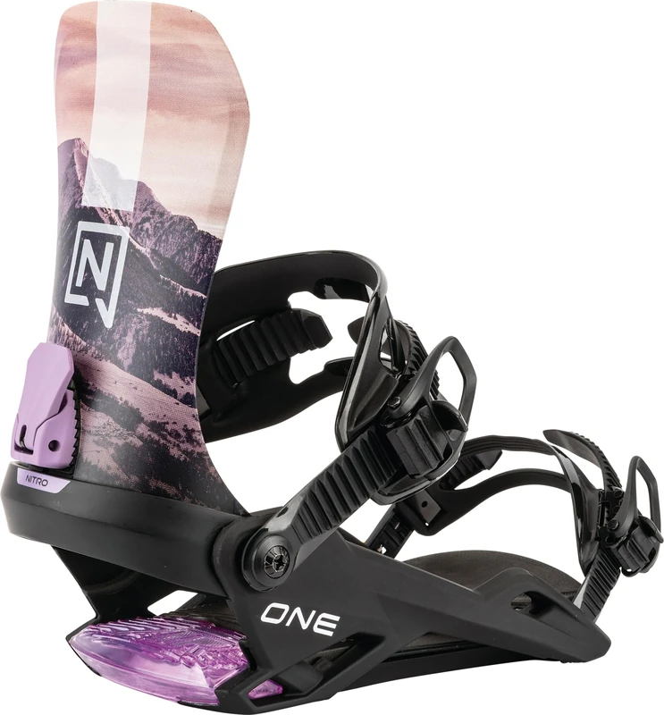 Nitro Men's Snowboards One Bdg Snowboard Binding, Sunrise, M