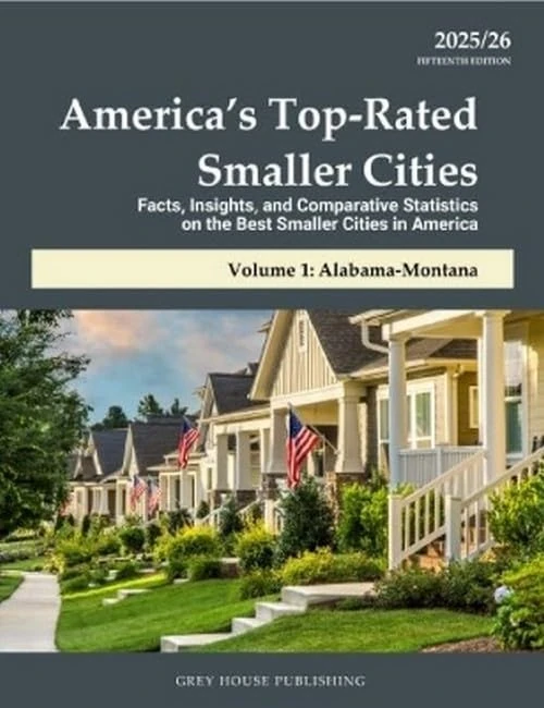 America's Top-Rated Smaller Cities, 2025/26: Print Purchase Includes 2 Years Free Online Access
