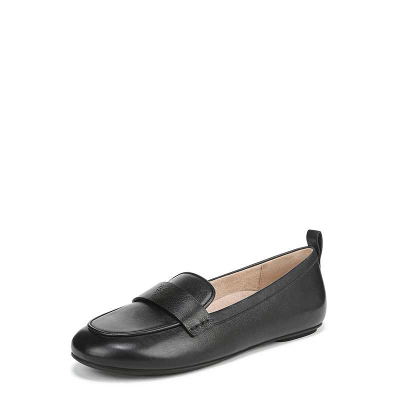 Vionic Women's Tessa Loafer, Black Leather, 5 UK