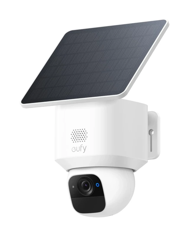 eufy Security SoloCam E30 2K Solar Security Camera Outdoor Wireless, Pan & Tilt Home Security Camera, Solar Powered, AI Tracking, IP65 Weatherproof, HomeBase S380 Compatible (Renewed)