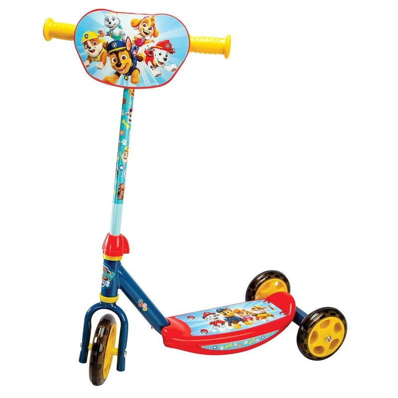 Smoby Paw Patrol 3-Wheel Scooter - Adjustable Handlebar