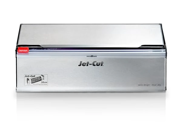Jet-Cut INOX Dispenser with 1 Roll of Cling Film 30 cm x 500 m