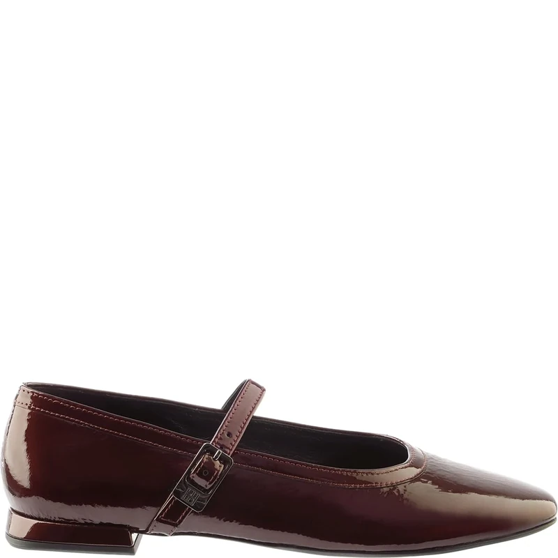 HÖGL Women's LEA Ballet Flat, Cabernet, 6 UK