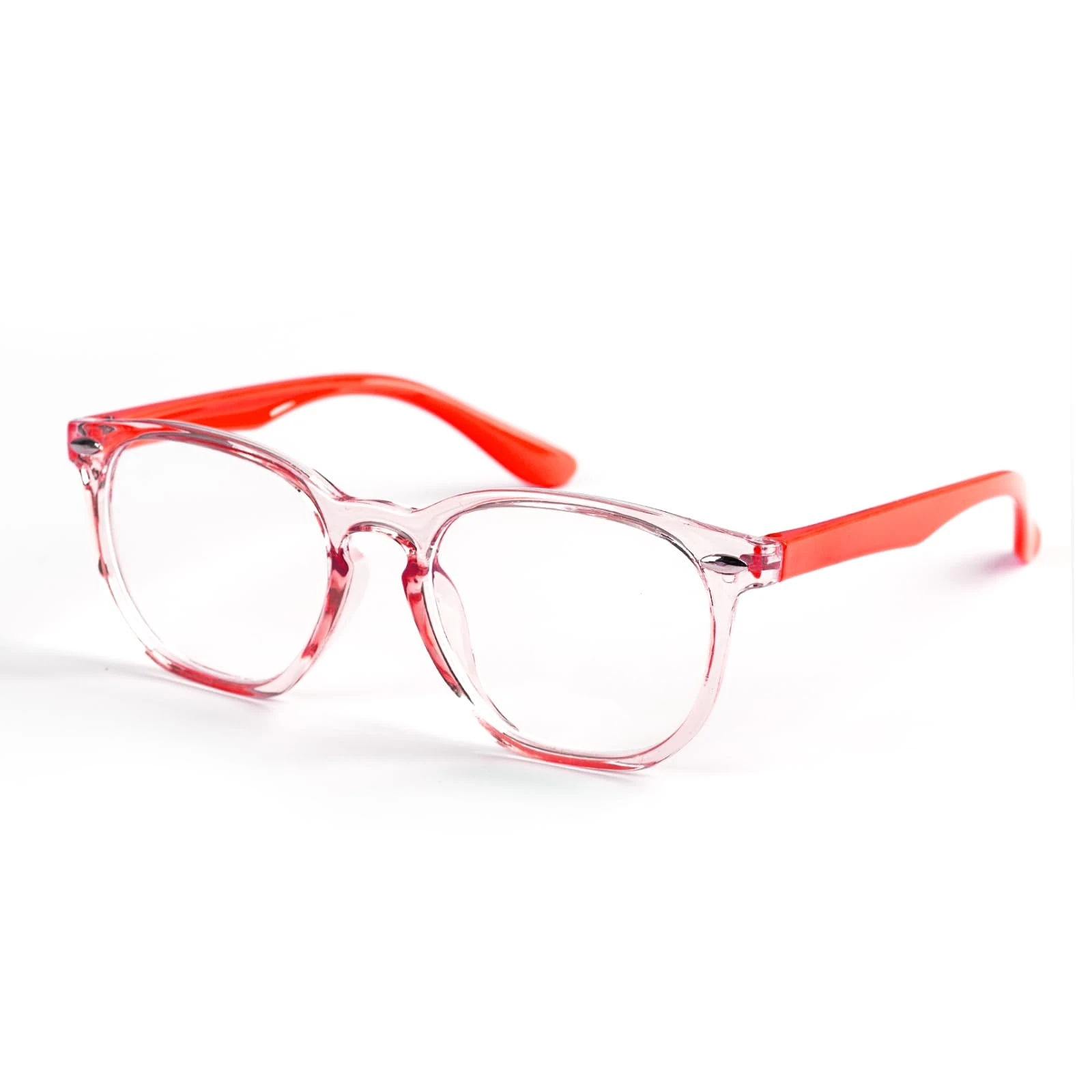 Blue Light Blocking Glasses for Kids Children's Gaming Computer Glasses Anti Headache Glasses Anti Eyes Strain Glasses Lightweight Eyeglasses TV Anti UV Glare Glasses with Blue Light Filter (Red)