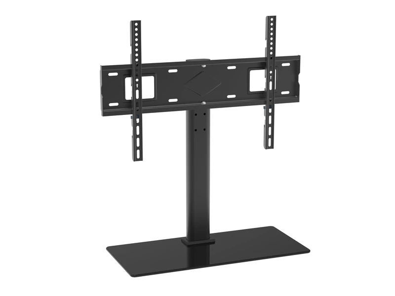 SU-P75XL Universal Swivel Stand for TVs from 32 to 75 Inches (80 to 190 cm) LCD/LED/Plasma Height Adjustable on 3 Levels with 8 mm Tempered Glass Base - Max. 45 kg Max VESA 600 x 400 mm - Image 1