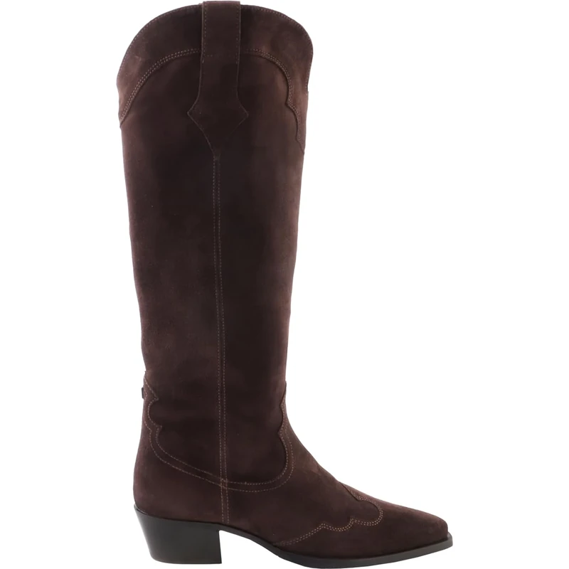 HÖGL Women's Marcie Knee High Boot, chocplum, 7.5 UK