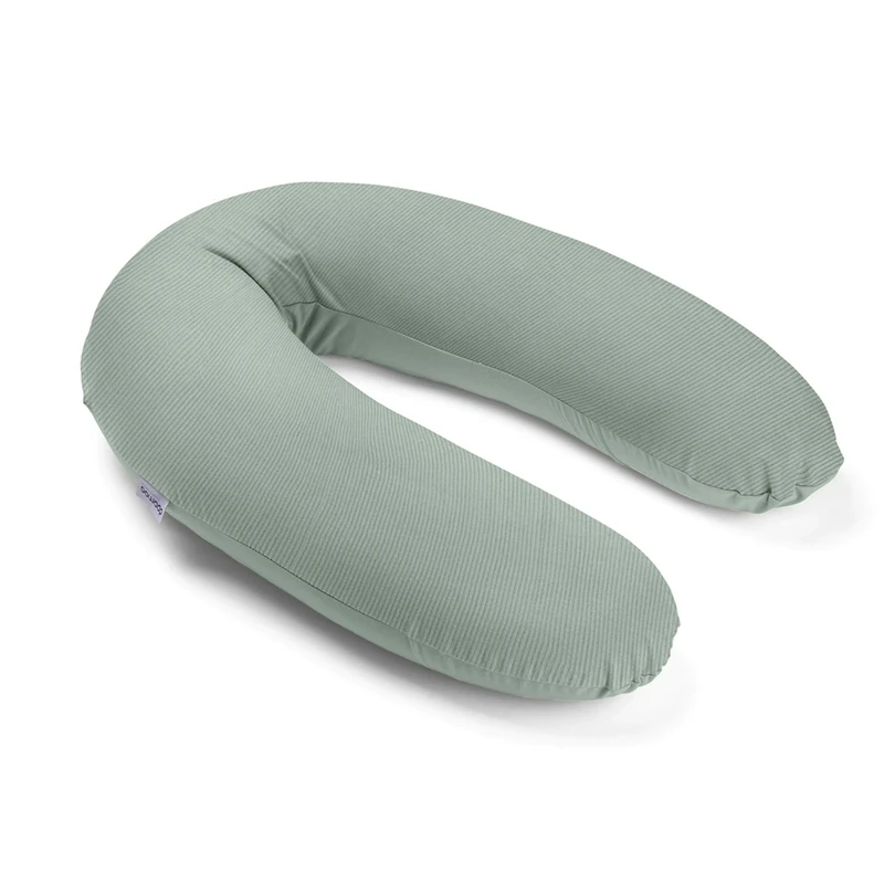 Doomoo Buddy Pregnancy Pillow - Adaptable for Breastfeeding, Maternity Pillow for Support, Organic Cotton, OEKO-TEX Certified - Corduroy Green