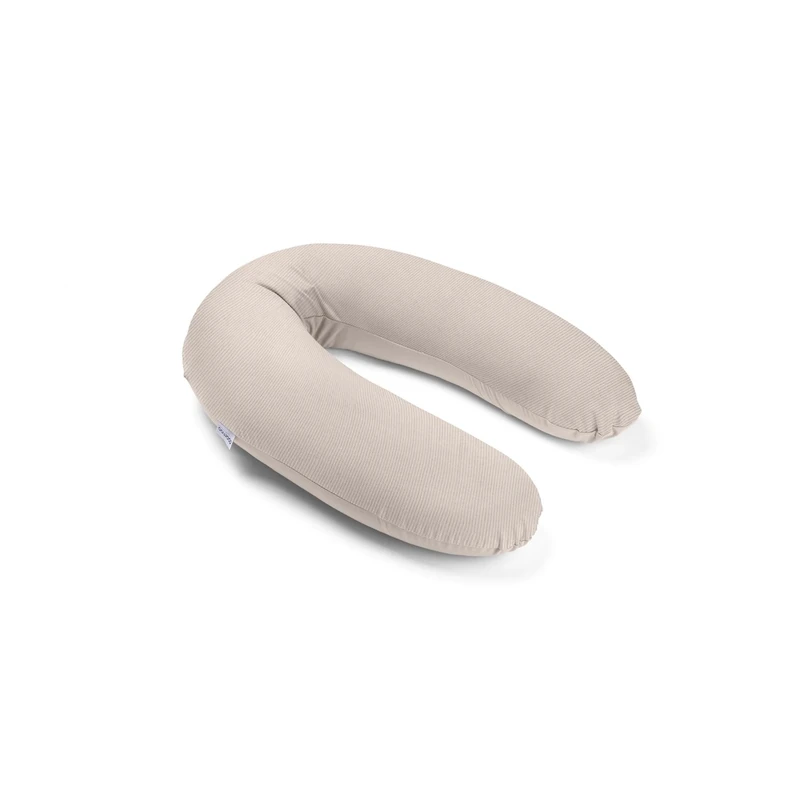 Doomoo Buddy Pregnancy Pillow - Adaptable for Breastfeeding, Maternity Pillow for Support, Organic Cotton, OEKO-TEX Certified - Corduroy Sand
