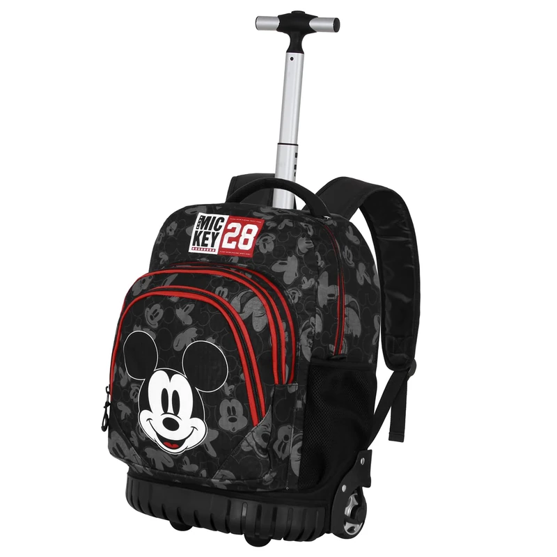 Disney Mickey Mouse Year-FAN GTS Trolley Backpack, Black, 32 x 47 cm, Capacity 30 L