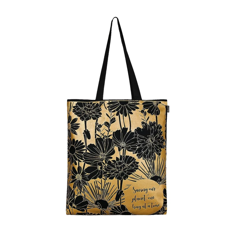 Eco Right Aesthetic Canvas Tote Bag for Women, Cute, Trendy and Reusable, Cotton Bags for School, Shopping, Gym, Library and Beach, Perfect for Groceries