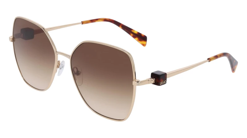 Liu Jo LJ160S Yellow gold 58/16/140 WOMAN Sunglasses