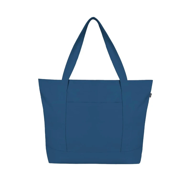 Ecoright Große Canvas Tote Bag Für Frauen Mit Reißverschluss & Innentasche, 100% Bio-baumwolle Reisenthel Shopper