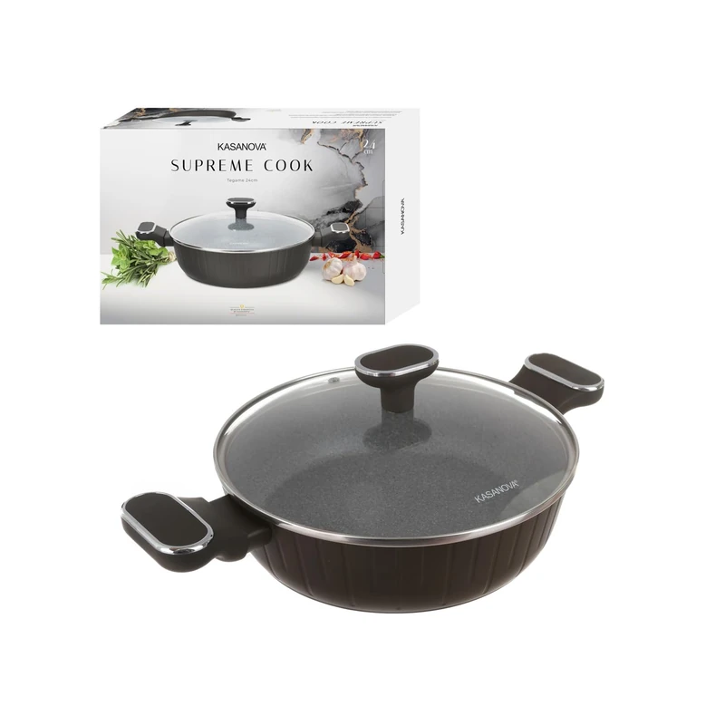 Supreme pan 24 cm with lid