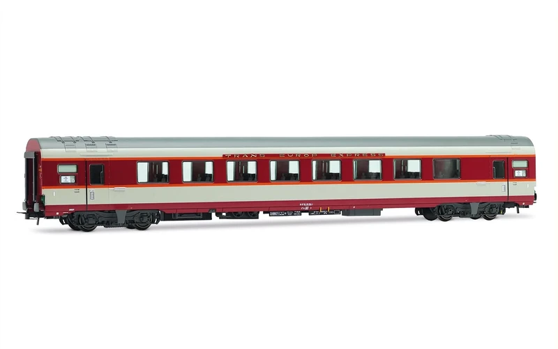 Jouef HJ4193 SNCF, additional Gran Confort coaches A8u for TEE Le Kléber, betón grey, ep. IV Passenger Coaches