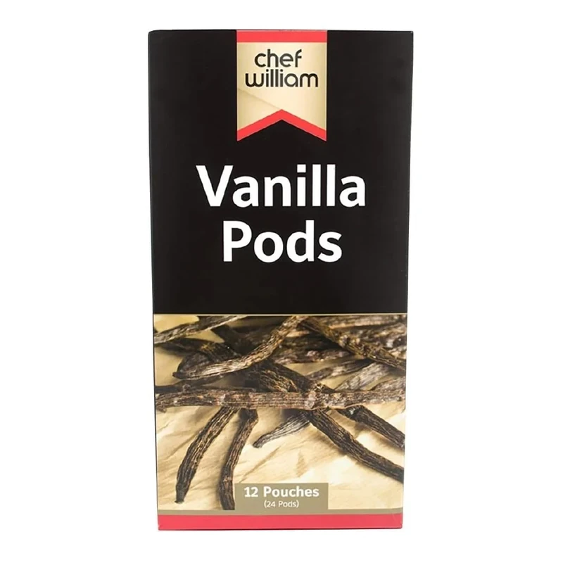 Chef William Vanilla Pods (24 pods)