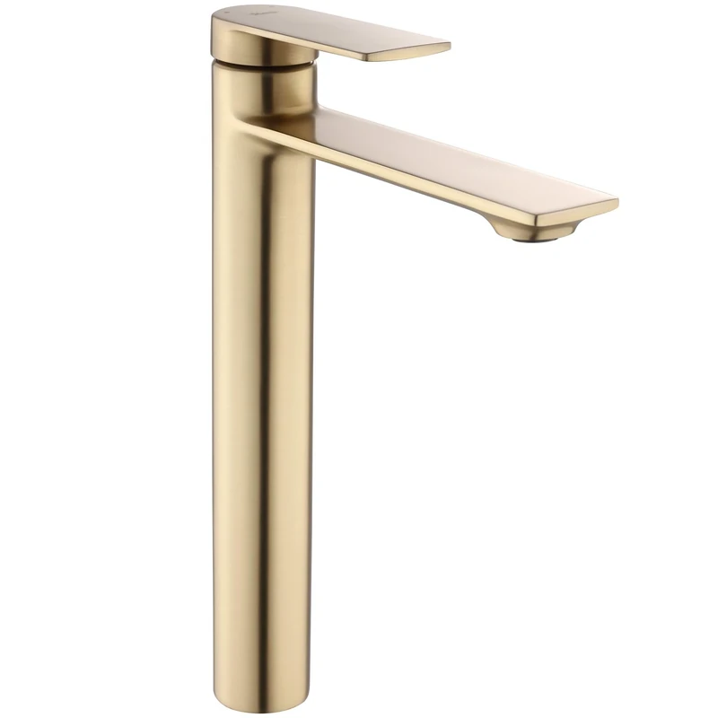 Rea Bathroom Sink tap Storm High REA-B7962, Brushed Gold