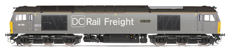 Hornby Diesel Train - R30374 DR Rail Class 60 Co-co 60029 Ben Nevis - Era 11 00 Gauge Locomotives for Train Set, Engine Models for Adults - 1:76 Scale Model Gift