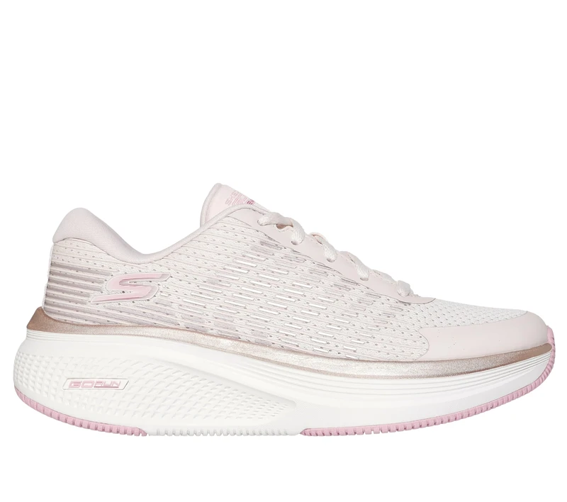 Skechers Women's Go Run Elevate 2.0 Badric Sneaker - Pink Trim - Image 1