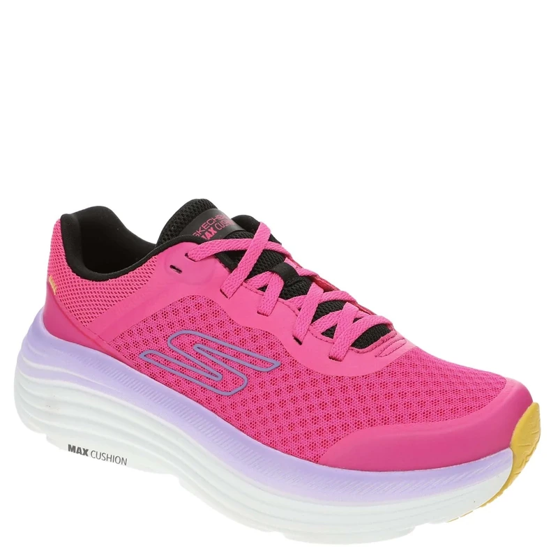 Skechers Women's Max Cushioning Endeavour Canova Sneaker, Raspberry Synthetic/Trim, 4.5 UK