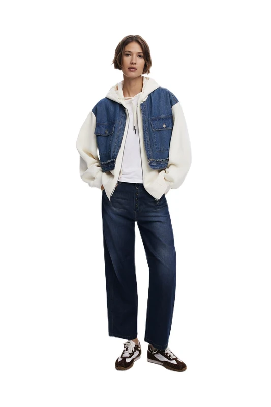 Desigual SWEAT_TRUCKER, 1011 CREAM, L