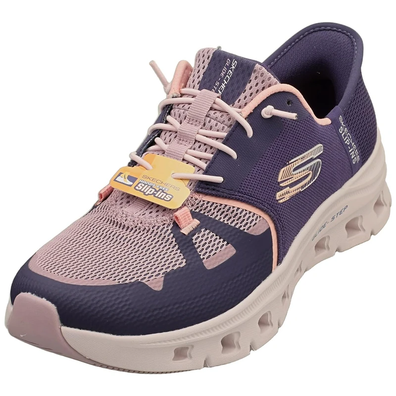 Skechers Women's Glide-Step Pro Slip-On - Purple/Coral - 6 UK