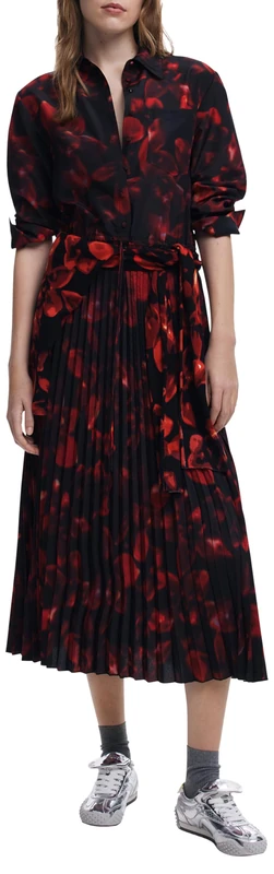 Vest_CAMISERO_PLISADO, 3029 Dark RED, M