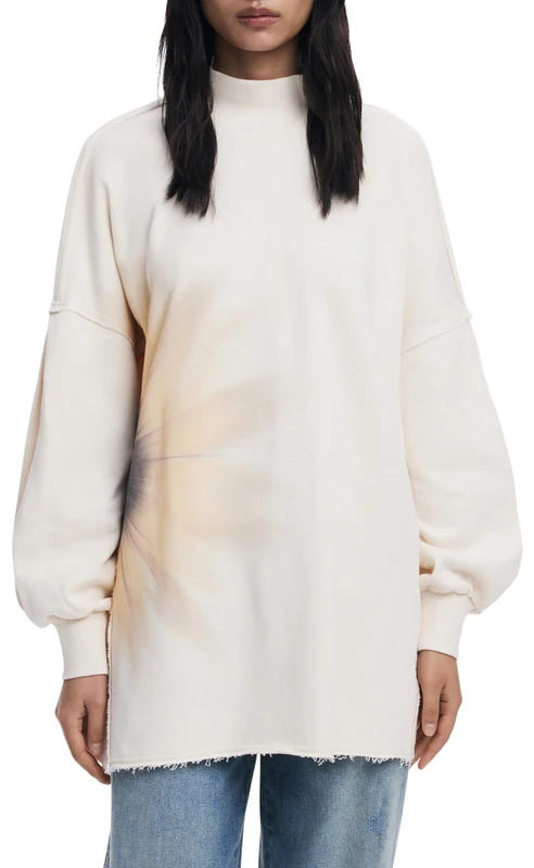 Desigual SWEAT_FLOR, 1011 CREAM, S