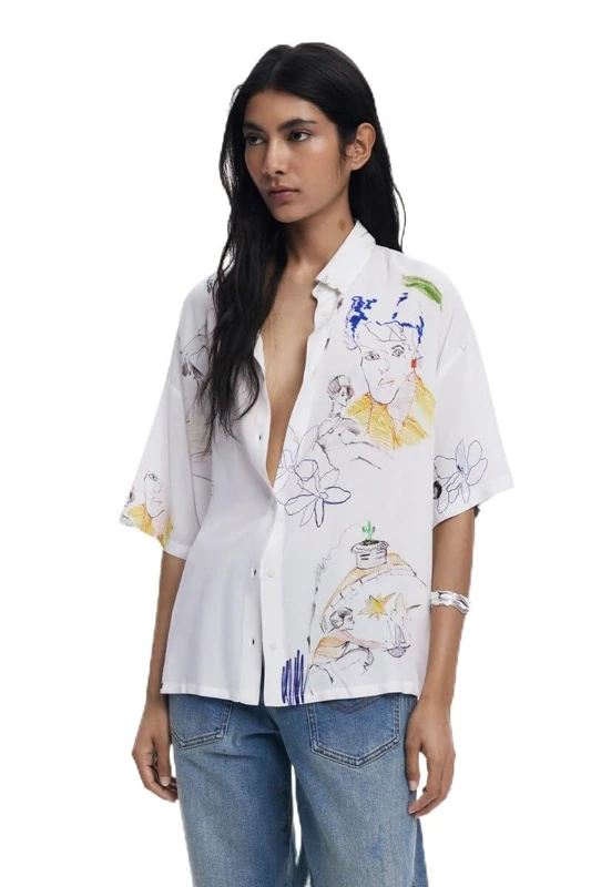 Desigual CAM_Cray, 1000 White, S