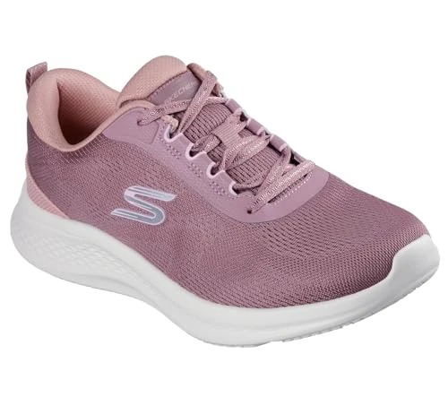 Skechers Women's Skech-Lite Pro 2.0 Everyday Pace Sneaker, Mauve Mesh/Trim, 8 UK