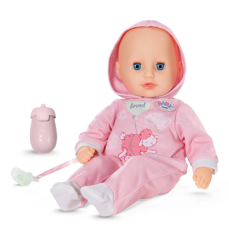 BABY born Hannah Play with Me - Baby doll with 5 functions - Soft body incl. accessories - 36 cm - Battery operated - Suitable for children from 1 year
