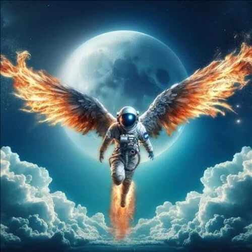 The Moon (The Light Side) (Marbled Blue Moon Vinyl) [VINYL]