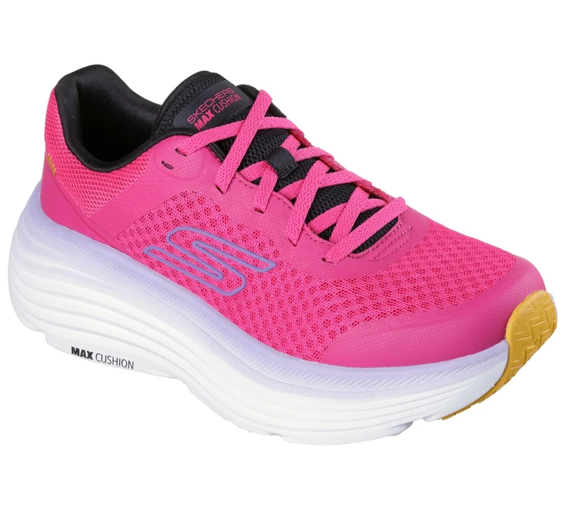 Skechers Women's Max Cushioning Endeavour Canova Sneaker, Raspberry Synthetic/Trim, 6 UK
