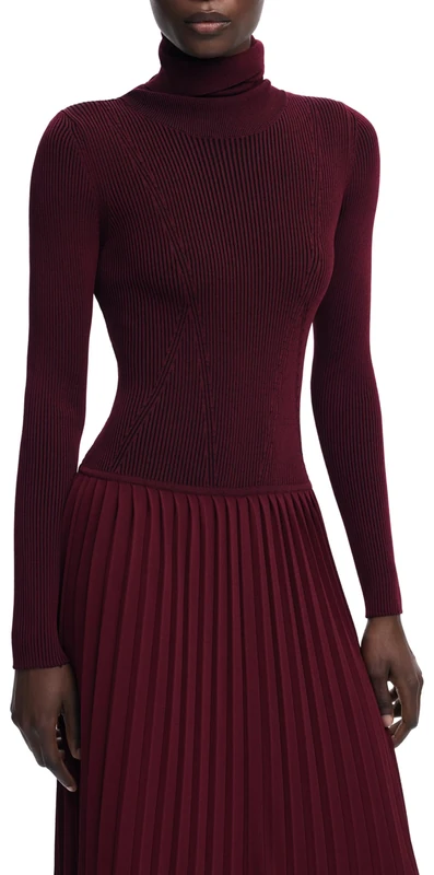 Vest_SIGRITT, 3032 Garnet, M Red