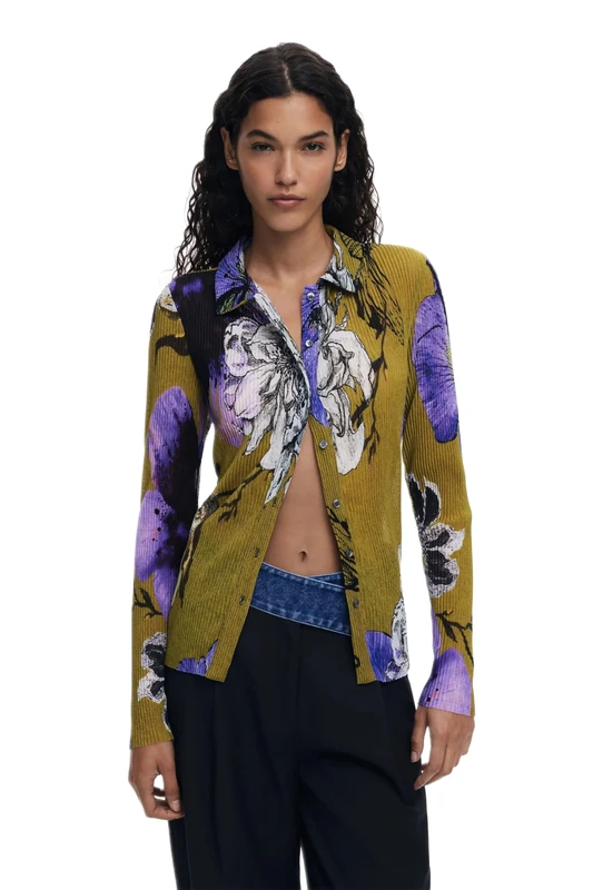 Desigual TS_TULLEFLOWER_L, 4010 Verde ACEITUNA, L