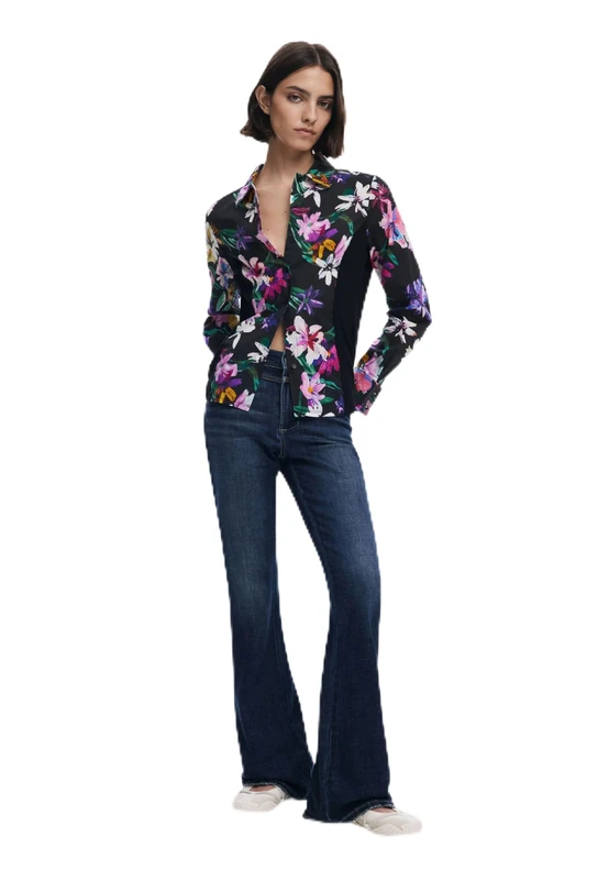 Desigual CAM_COSTADILLO, 2000 BLACK, M