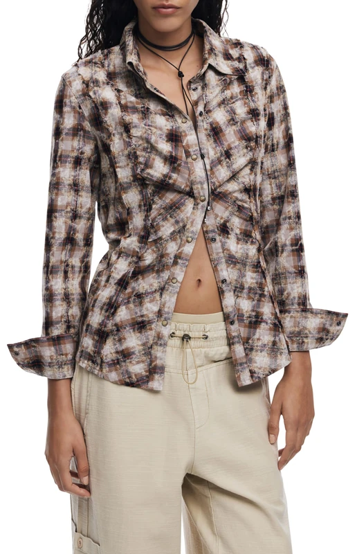 Desigual CAM_Rush, 6038 Marron Natura, L