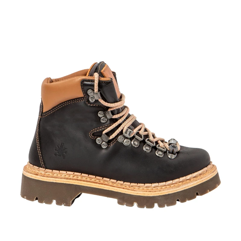 ART 0903 Air Alpine, Unisex Adult Boots, Black/White, 3 UK