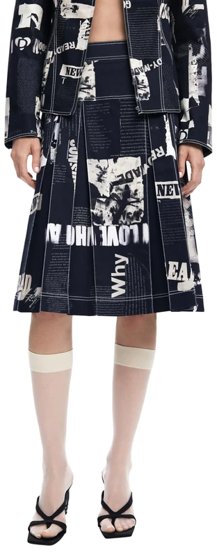 Desigual FAL_NEWSPP, 2000 Black, XS - Image 1