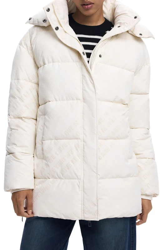 Desigual PADDED_CADERA_FLOCK, 1001 RAW, XL