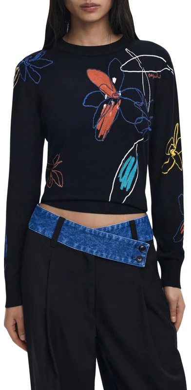 Desigual JERS_Arty, 2000 Black, XL - Image 1