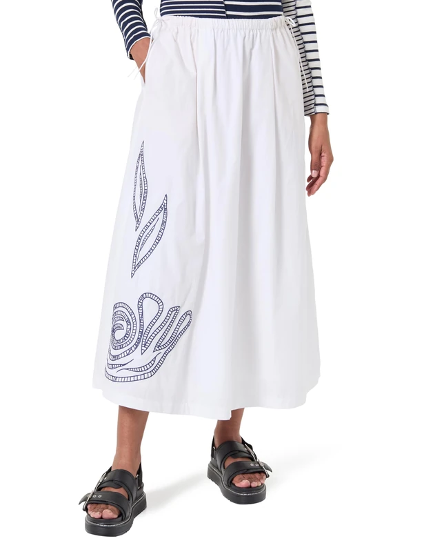 Desigual Skirt_Embro, 1000 White, L