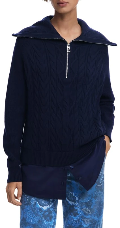 Desigual JERS_DINAMARCA, 5000 Navy, L
