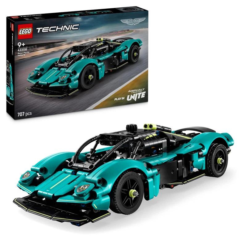 LEGO Technic Aston Martin Valkyrie Buildable Car Model Kit, Vehicle Toy for Kids, Creative Gift for Boys and Girls Aged 9 and over 42208