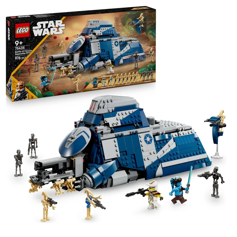 LEGO Star Wars 75435 Battle of Felucia Separatist MTT - Interactive Toy with a Speeder, 2 Minifigures & 10 Droid Figures - Gift for 9+ Year Old Boys & The Clone Wars Fans