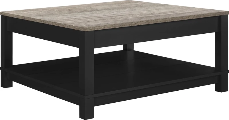 Dorel Home Furnishings Carver Coffee Table Black