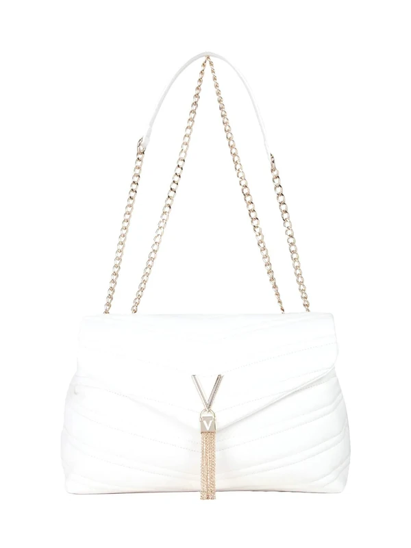 Valentino Women's Privilege Satch, White, Talla Única