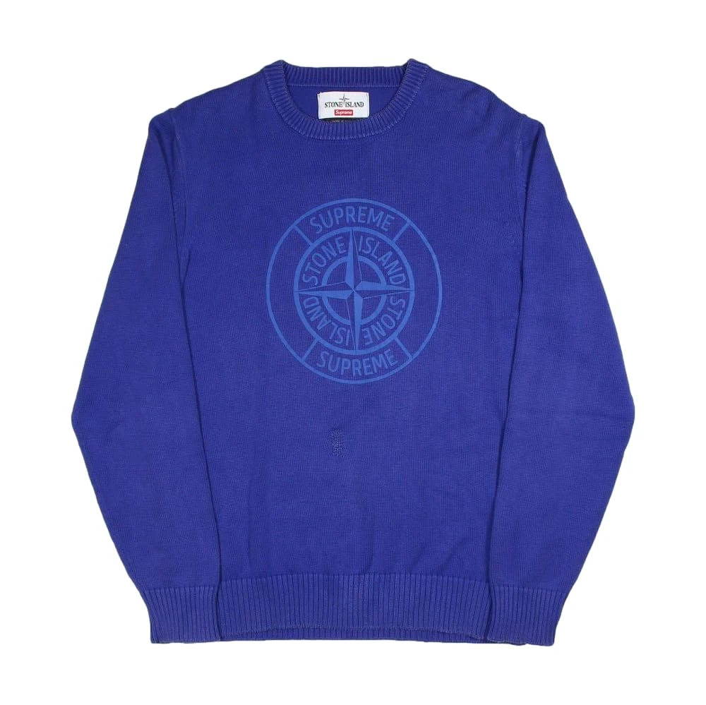Stone Island Pre-loved, x Supreme Pullover, M Purple