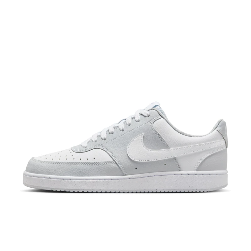 Nike Men's Court Vision Lo Shoes, Pure Platinum/White, 7.5