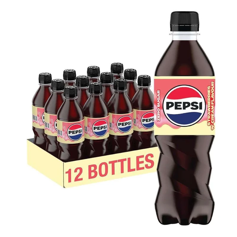 Pepsi Strawberry & Cream 500ml (Pack of 12)