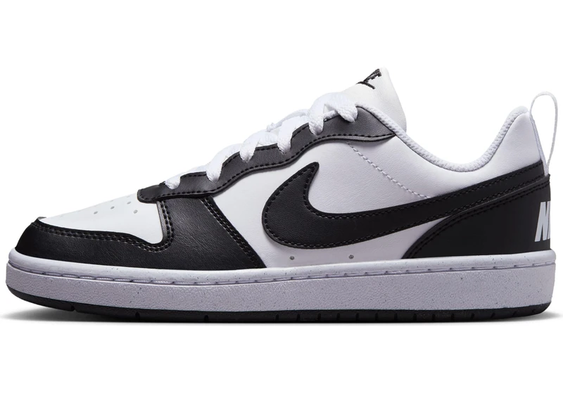 Nike Kids Court Borough Low Recraft (Ps) Shoes, White/Black, 11.5